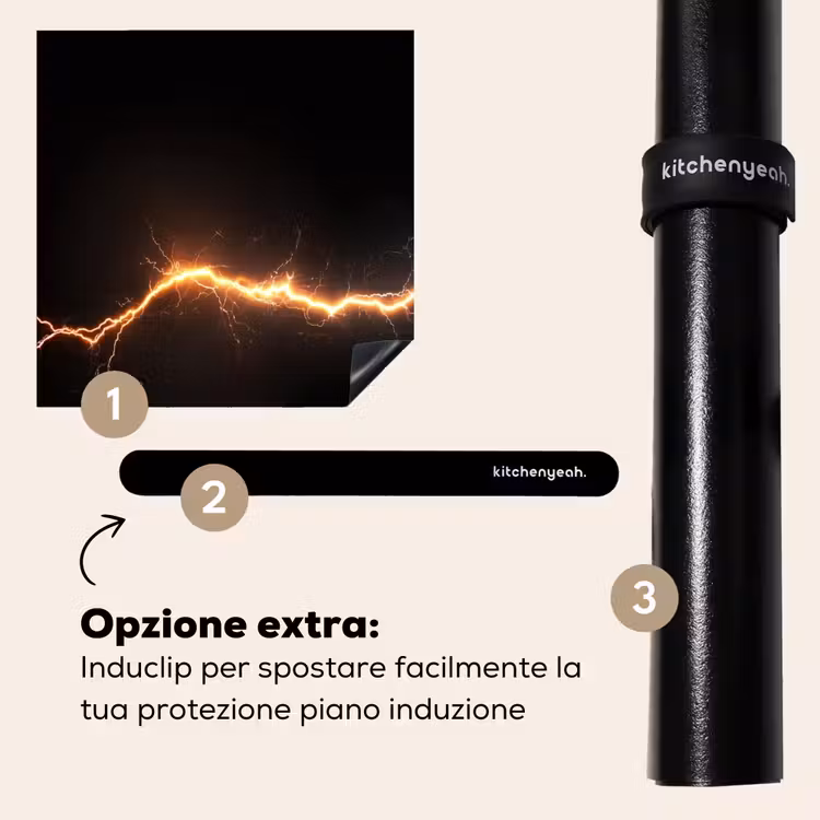 Protezione piano induzione - Gioco - Arancione - Lampo di luce - Luce — 8