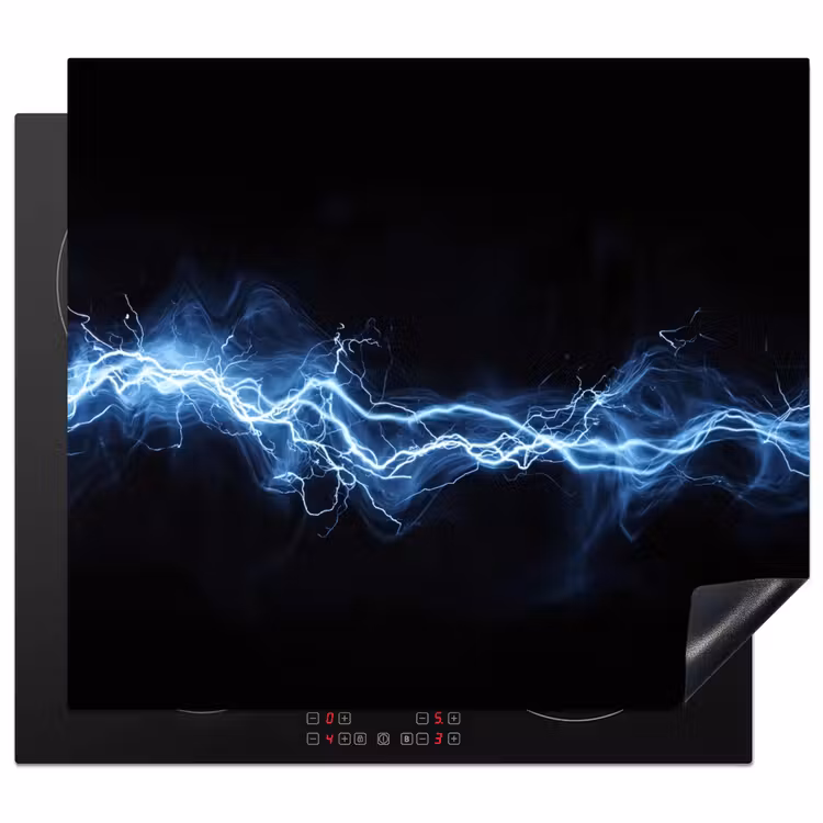 Protezione piano induzione - Gioco - Lampo di luce - Blu - Energia — 1