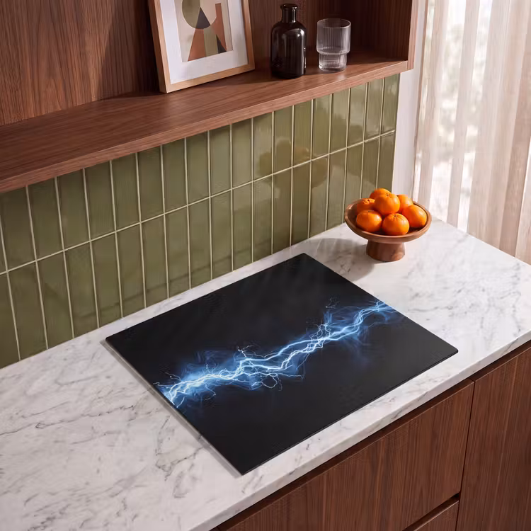 Protezione piano induzione - Gioco - Lampo di luce - Blu - Energia — 4