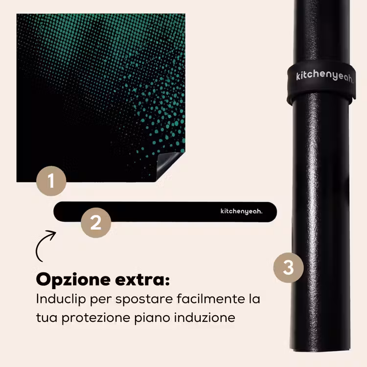 Protezione piano induzione - Gioco - Puntini - Verde - Sfocatura — 8
