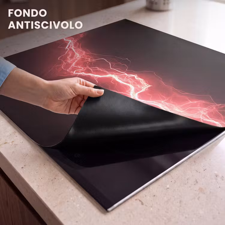 Protezione piano induzione - Gioco - Rosso - Elettricità - Energia - Linea — 6