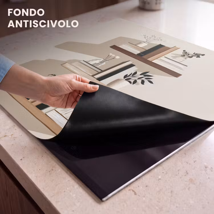 Protezione piano induzione - Scaffali - Libri - Vasi - Piante — 6