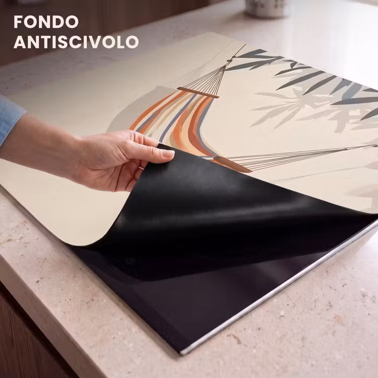 Protezione piano induzione - Amaca - Colorata - Foglie - Ombra — 6