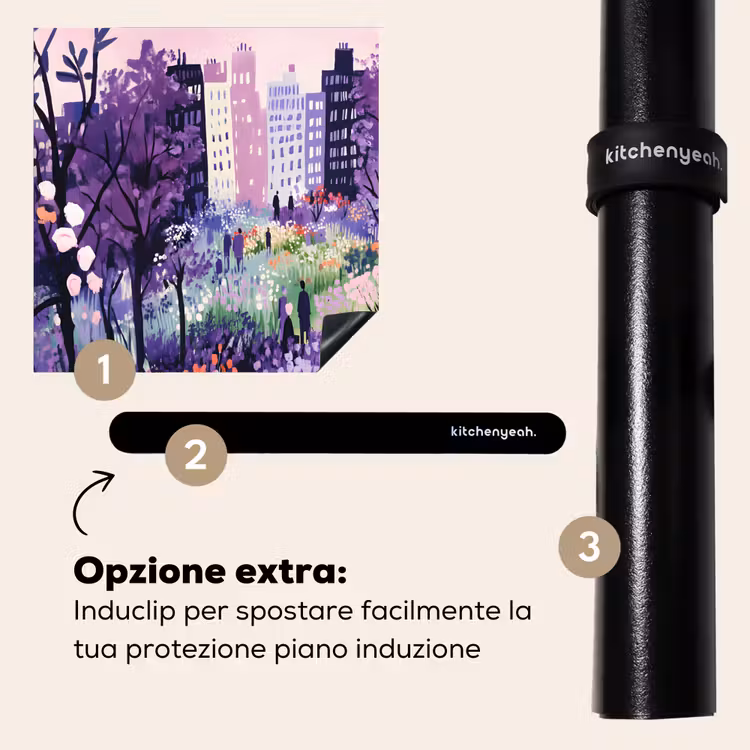 Protezione piano induzione - Parco - Alberi - Fiori - Edifici — 8