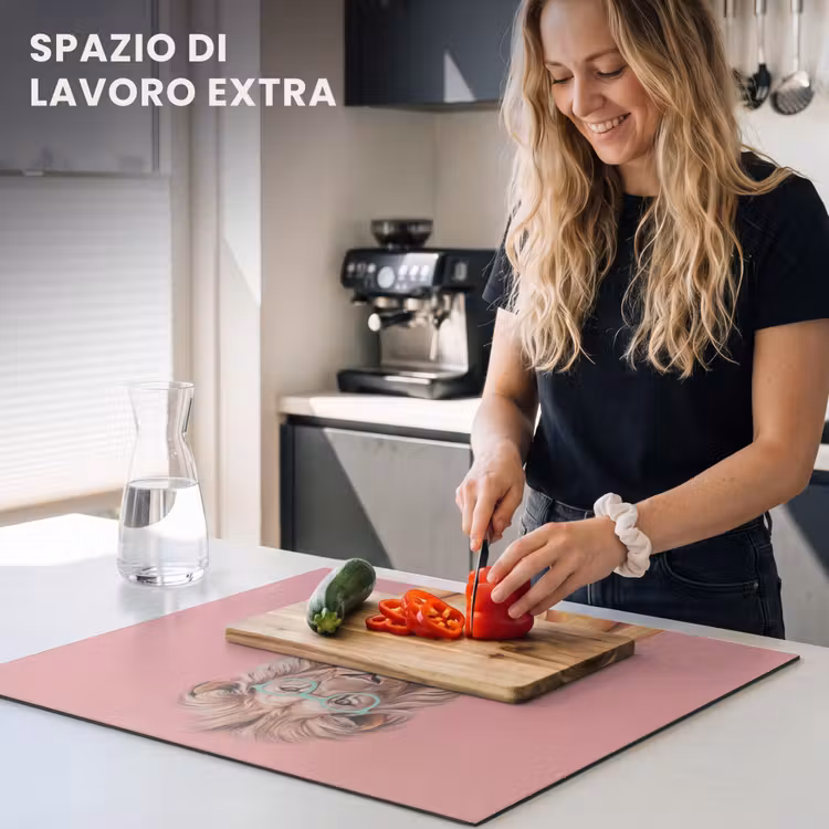 Protezione piano induzione - Leone - Tuta - Quadri - Occhiali — 5