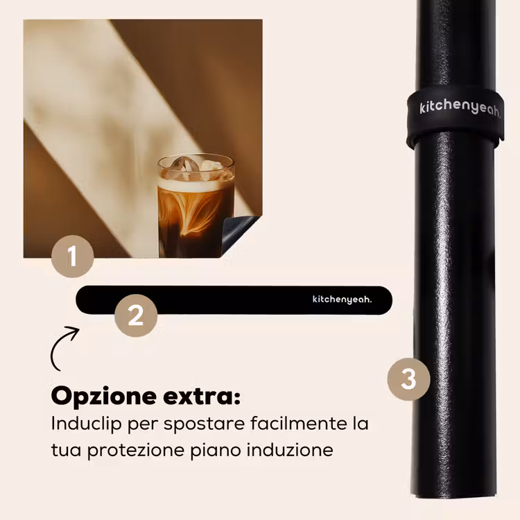 Protezione piano induzione - Bicchiere - Caffè freddo - Ombra - Marrone — 8