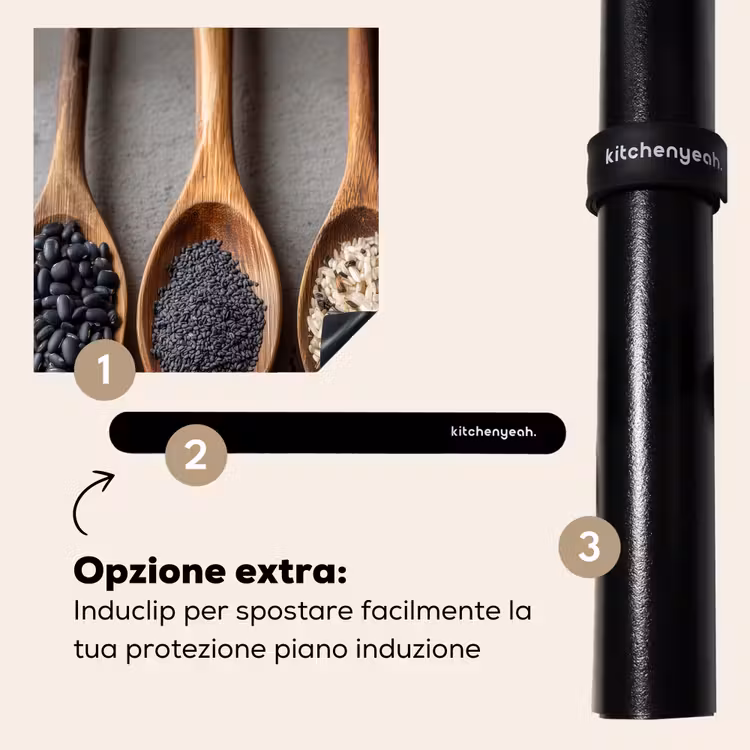 Protezione piano induzione - Legno - Cucchiai - Riso - Semi — 8