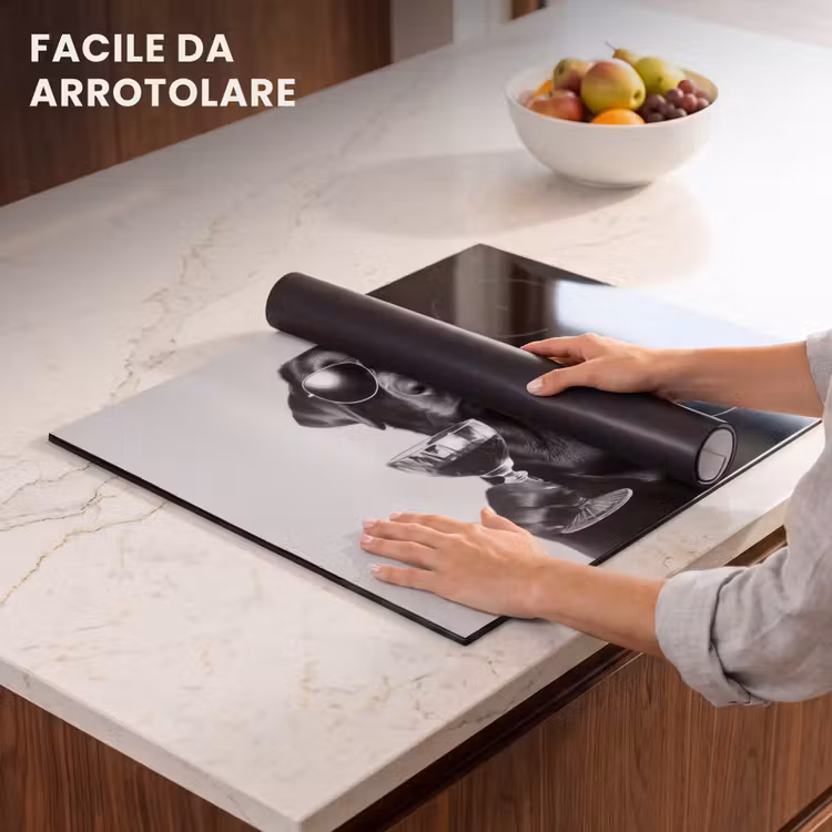 Protezione piano induzione - Cane - Nero - Bicchiere da vino - Occhiali da sole — 7