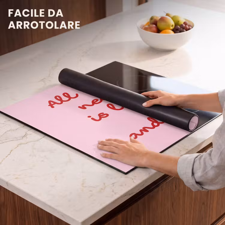 Protezione piano induzione - Madre - Amore - Testo - Rosso — 6