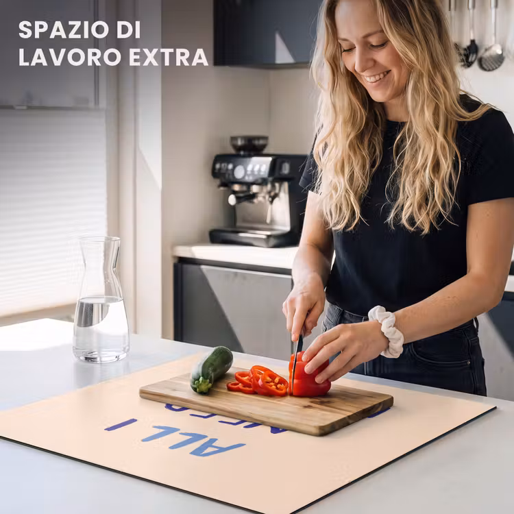Protezione piano induzione - Madre - Testo - Cuore - Rosso — 4