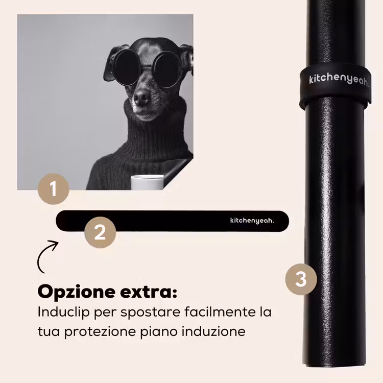 Protezione piano induzione - Dolcevita - Cane - Occhiali - Tazza — 8