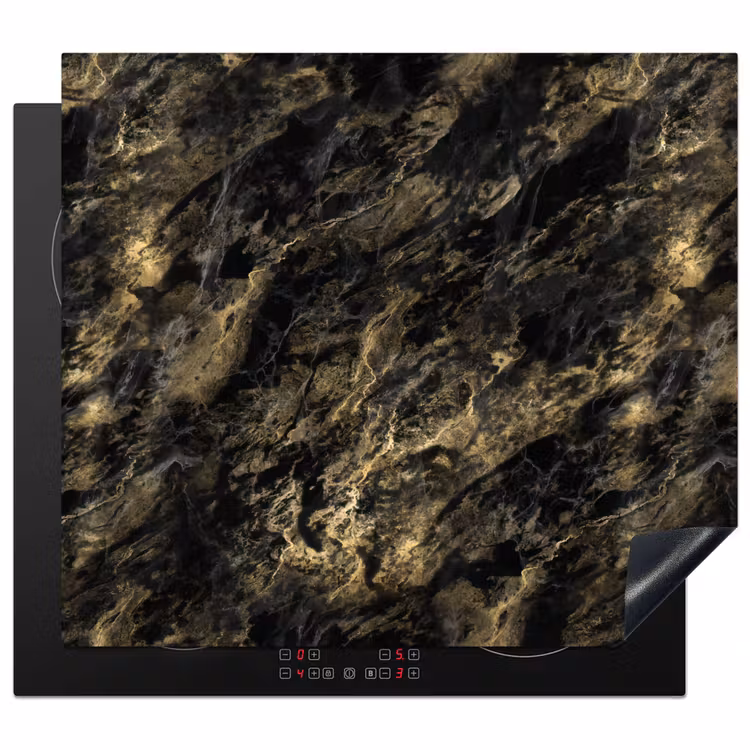 Protezione piano induzione - Marmo - Nero - Oro — 1