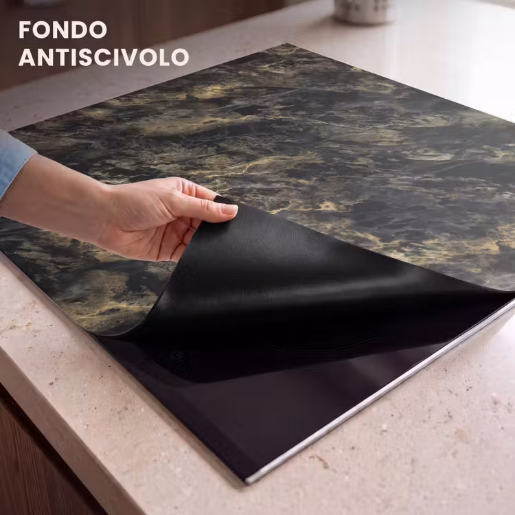Protezione piano induzione - Marmo - Nero - Oro — 6