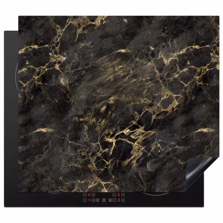 Protezione piano induzione - Nero - Marmo - Oro - Nerf — 1