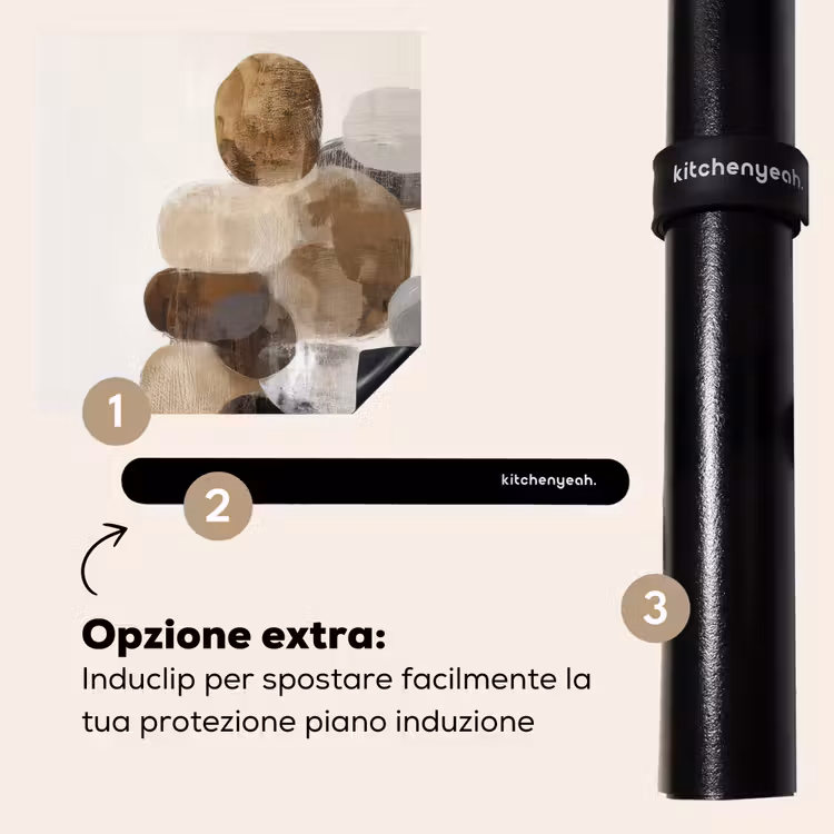 Protezione piano induzione - Ovale - Aree di colore - Tratti di pennello — 8