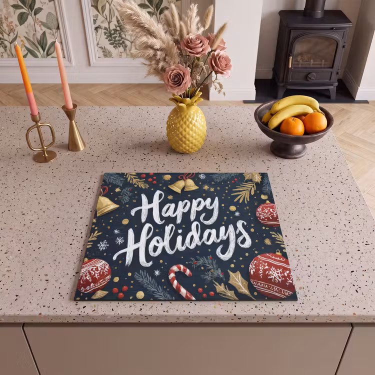 Protezione piano induzione - Festoso - Auguri di Natale - Colorato — 3