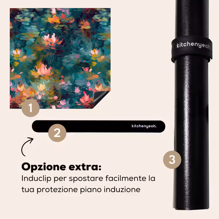 Protezione piano induzione - Ninfee - Stagno - Acqua — 8