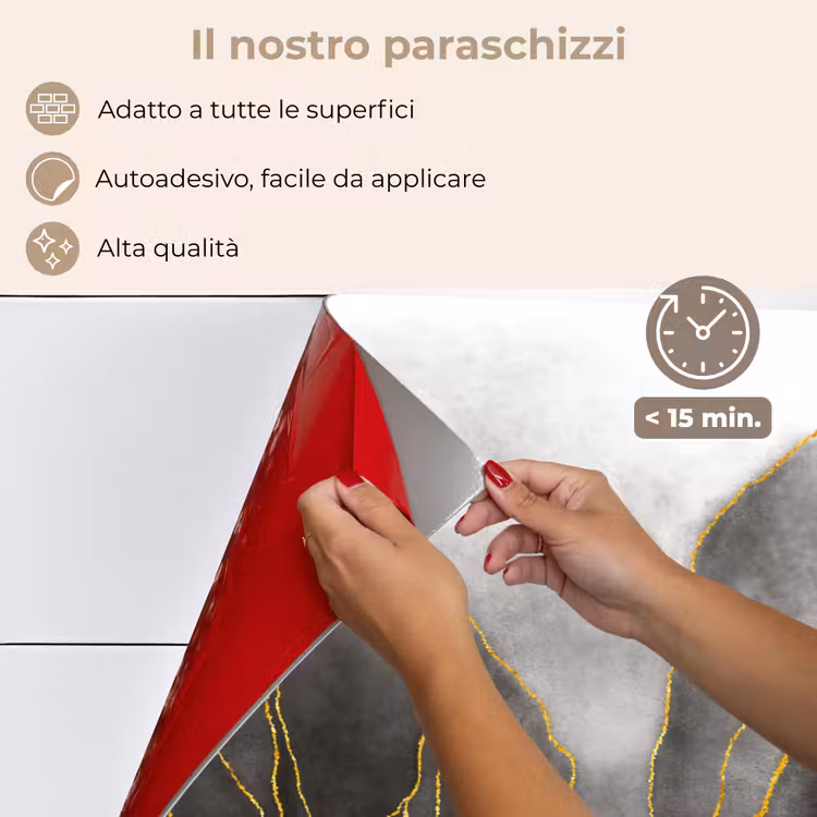 Paraschizzi cucina - Linee d'oro nebbiose — 4