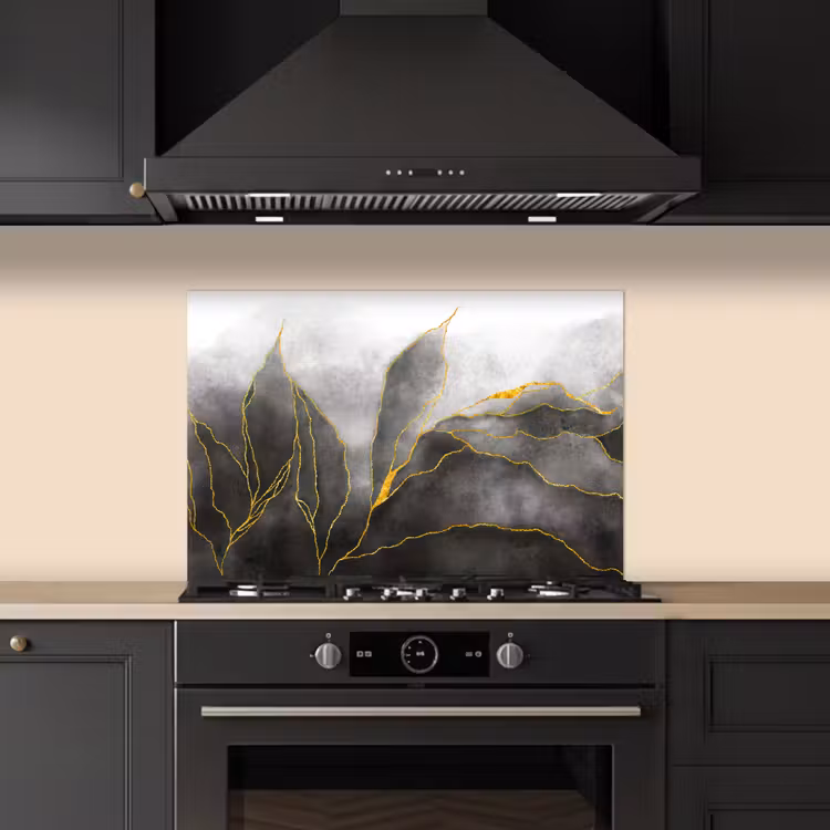 Paraschizzi cucina - Linee d'oro nebbiose — 5