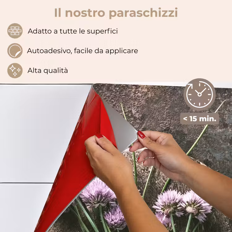 Paraschizzi cucina - Natura morta con erba cipollina — 4