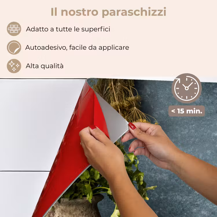 Paraschizzi cucina - Natura morta con erbe da cucina — 4