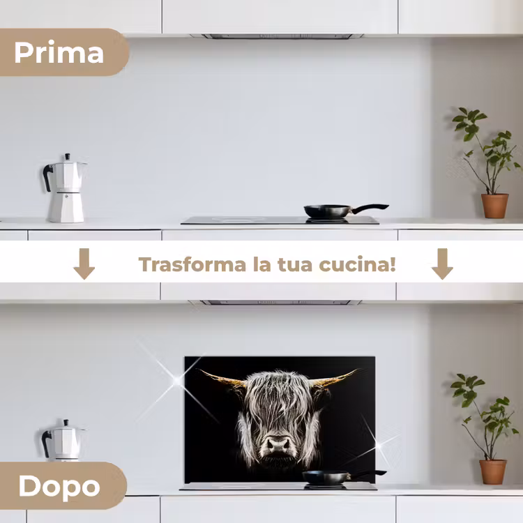 Paraschizzi cucina - Simmetria nell'ombra — 7