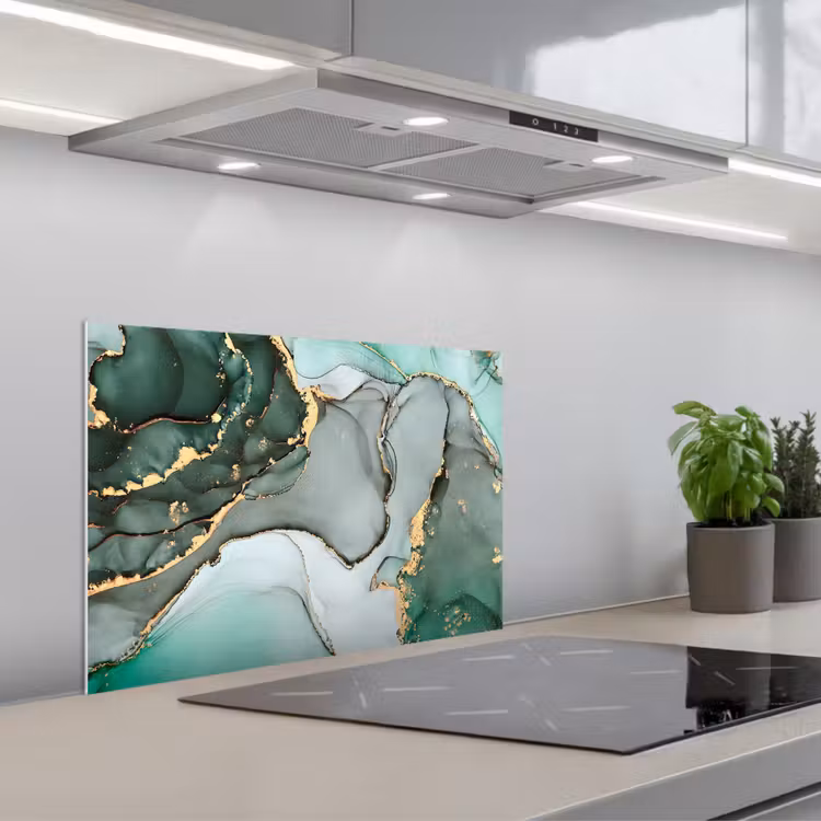 Paraschizzi cucina - Sogni verde mare — 1