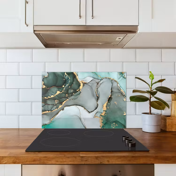 Paraschizzi cucina - Sogni verde mare — 3