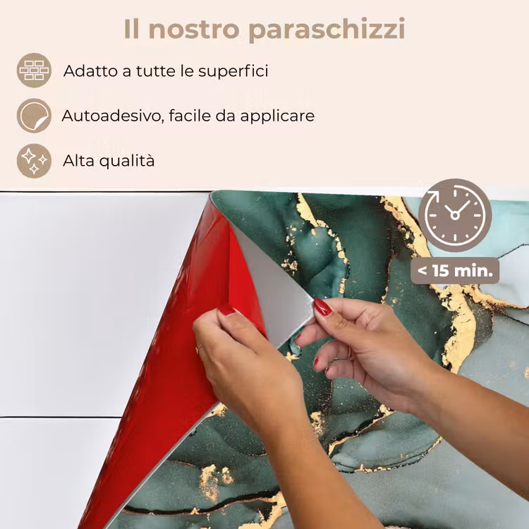 Paraschizzi cucina - Sogni verde mare — 4
