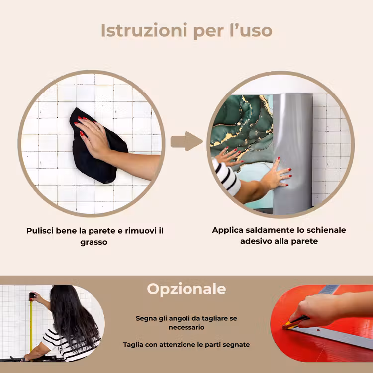 Paraschizzi cucina - Sogni verde mare — 6