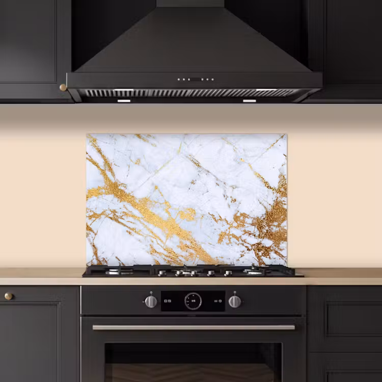 Paraschizzi cucina - Splendore reale del marmo — 5