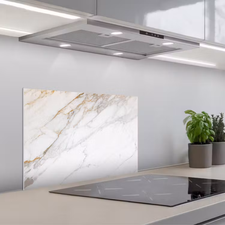 Paraschizzi cucina - Vento vorticoso di marmo — 1
