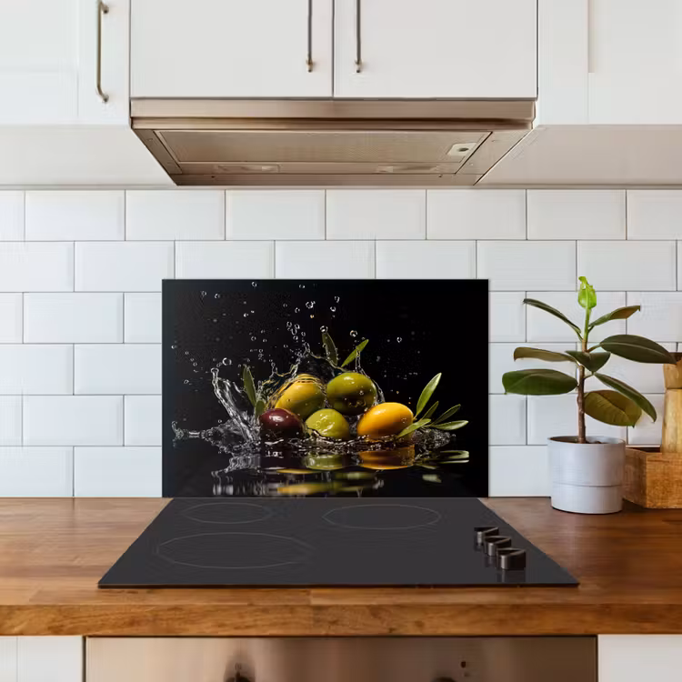 Paraschizzi cucina - Olive - Verde - Acqua - Nero — 3