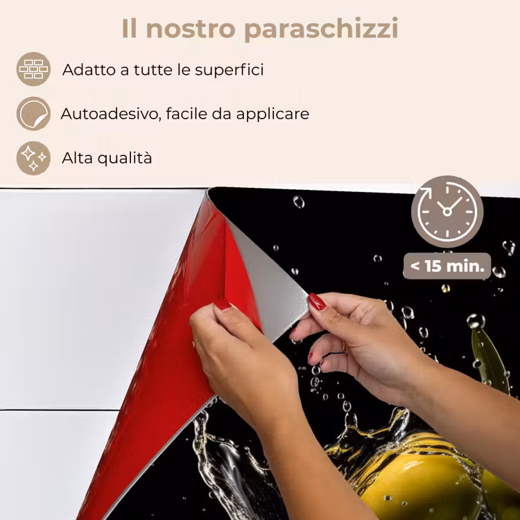 Paraschizzi cucina - Olive - Verde - Acqua - Nero — 4