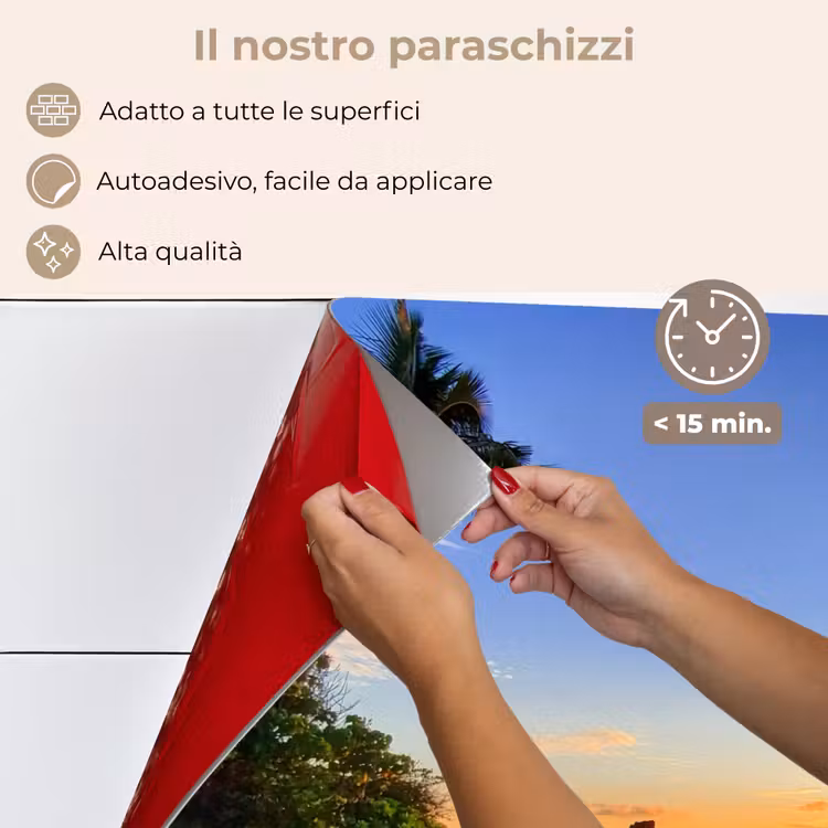 Paraschizzi cucina - Paradiso tropicale al tramonto — 4