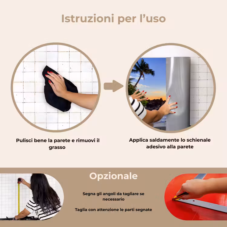 Paraschizzi cucina - Paradiso tropicale al tramonto — 6