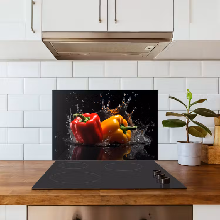 Paraschizzi cucina - Pepe - Acqua - Nero - Vegetale - Rosso - Giallo — 3