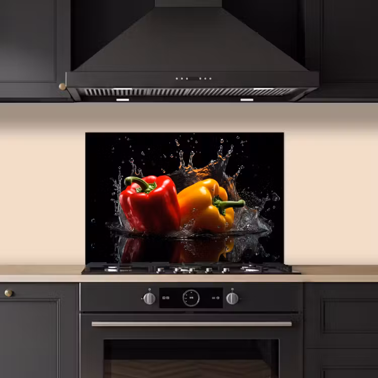 Paraschizzi cucina - Pepe - Acqua - Nero - Vegetale - Rosso - Giallo — 5