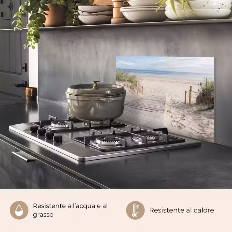 Paraschizzi cucina - Sentiero per la spiaggia — 2