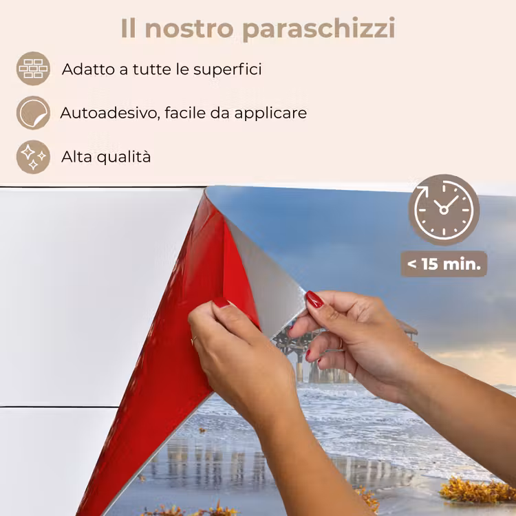Paraschizzi cucina - Tramonto al molo — 4