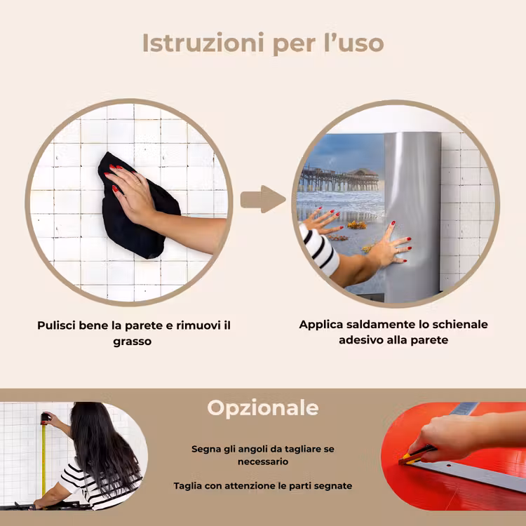 Paraschizzi cucina - Tramonto al molo — 6