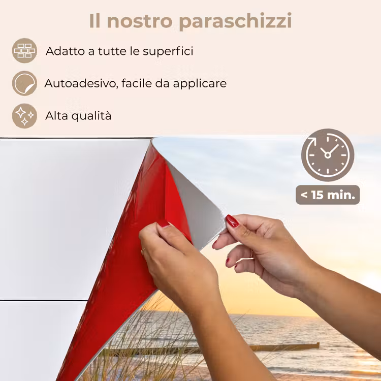 Paraschizzi cucina - Tramonto sulla costa — 4