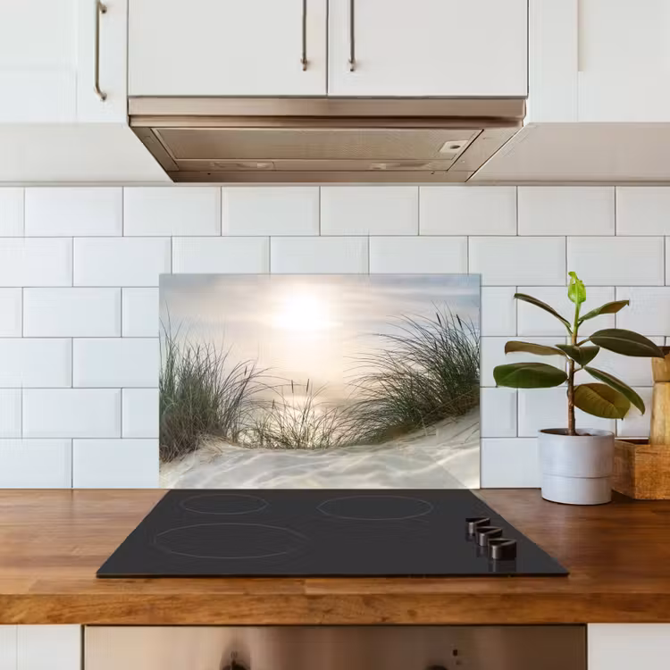 Paraschizzi cucina - Un'alba morbida sulle dune — 3