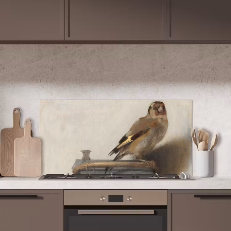 Paraschizzi cucina - Il cardellino - Carel Fabritius — 3