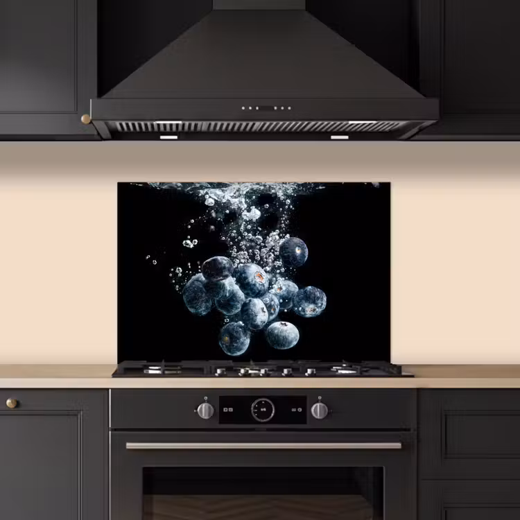 Paraschizzi cucina - Immersione di mirtilli — 5