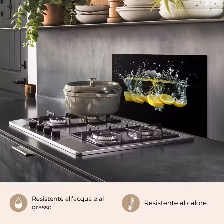 Paraschizzi cucina - Immersione di zuccheri — 2