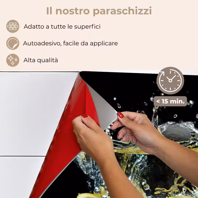 Paraschizzi cucina - Immersione di zuccheri — 4