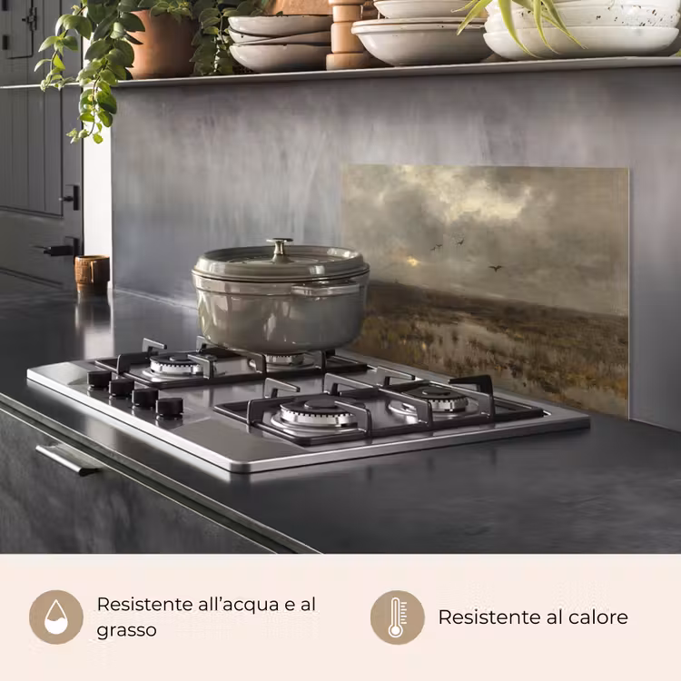 Paraschizzi cucina - La palude - Pittura di Anton Mauve — 2