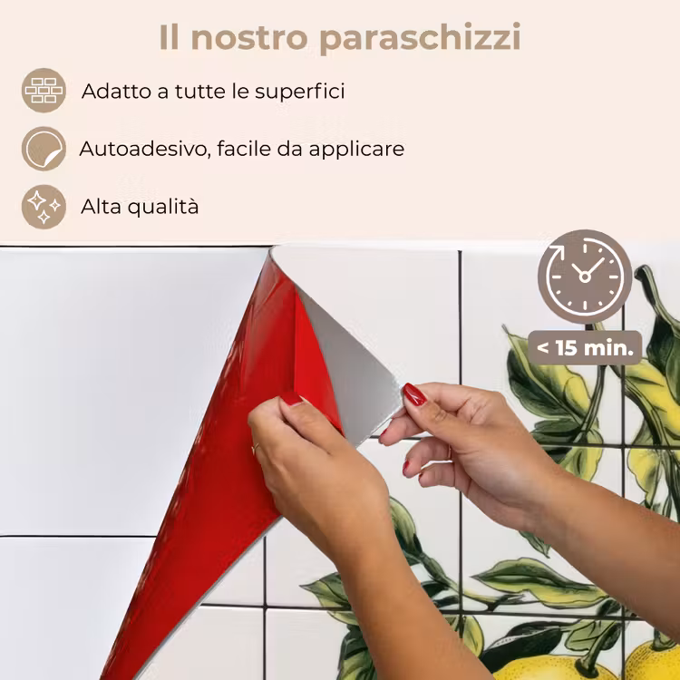 Paraschizzi cucina - Limone - Decorazione - Rami — 4