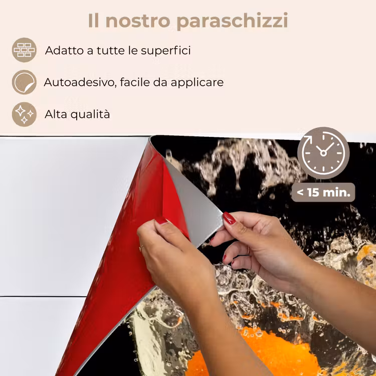 Paraschizzi cucina - Serenata agli spruzzi d'arancia — 4